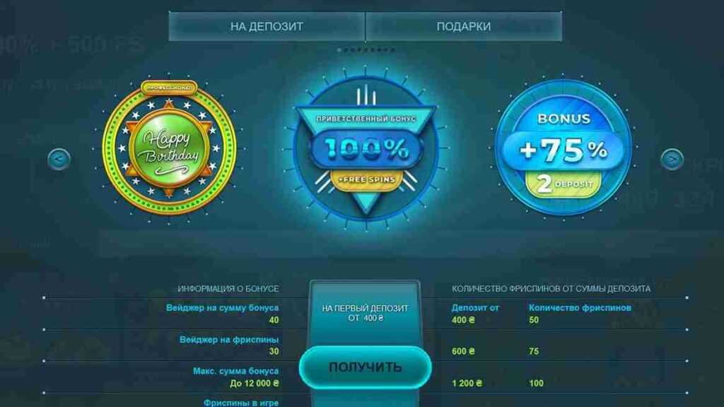 Свежий бездепозитный бонус Volna casino